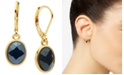 Anne Klein Oval Crystal Drop Earrings